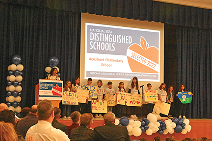 We are better together: Acushnet Elementary School recognized