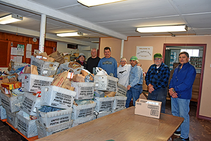 USPS picks up two tons of food in Fairhaven