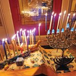 Residents show support with Hanukkah/Kwanzaa decorations