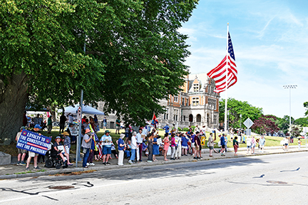 Protesters gather for No Kings rally